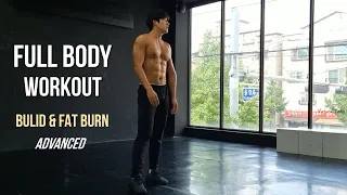 Full Body Workout at Home HIIT (Strength & Fat Burning) 전신 운동 홈트 (근력 증가 & 체중감량)