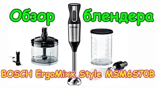 Обзор погружного блендера BOSCH ErgoMixx Style MSM6S70B. (10.18г.) Семья Бровченко.