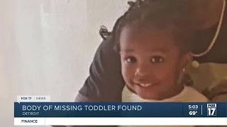 Body of 2-year-old girl found after days-long search