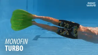 Моноласта Mad Wave TURBO | для совершенствования техники ног дельфином