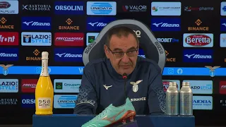 Lazio - Milan, Sarri: "Non dobbiamo essere superficiali. Luis Alberto? Il più in forma..."