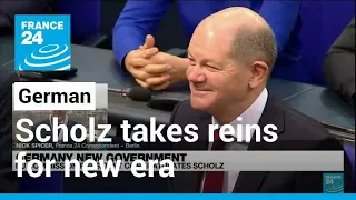 Scholz takes reins from Merkel for new German era • FRANCE 24 English