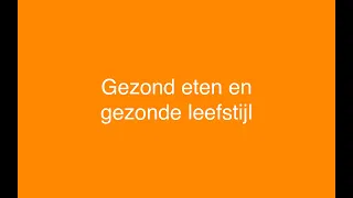 Webinar 2 (Jul 2021) Gezond eten en gezonde leefstijl