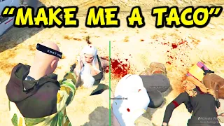 RACIST GIRLS GO TOXIC MODE AFTER I KILL THEM (GTA 5 RP FUNNY MOMENTS)