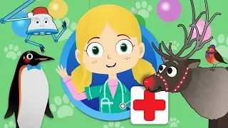 Rudolph The Red Nosed Reindeer Visits Dr Poppy's Pet Rescue | Christmas Animals For Kids