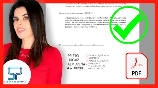 Cómo FIRMAR PDF con firma DIGITAL ✅