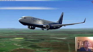 FSX: Cluj to Dublin with a 737-800