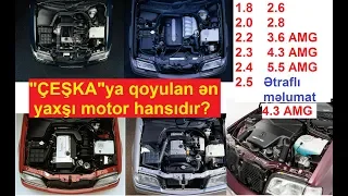 Mercedes C-klasa hansı motorlar qoyulub? Bütün motorlar haqqında qısa və konkret