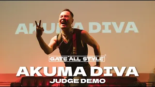 AKUMA DIVA | JUDGE DEMO | 2022 Gate'All Style 東門盃 vol.2  freestyle battle