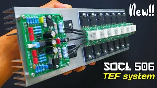 DIY Powerful Amplifier using 14 Transistors with TEF System - 2SC5200 & 2SA1943 | cbz project