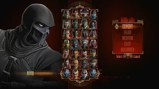 Mortal Kombat 9 - Expert Arcade Ladder (Noob Saibot/3 Rounds/No Losses)