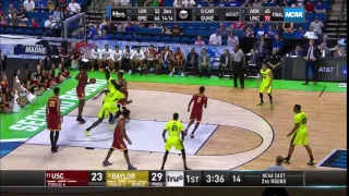 Baylor Johnathan Motley Throws Down Dunk In Poor USC Defender Face