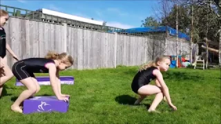 Forward-roll Using My Home Gymnastics Homework Block