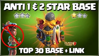 30 New Th16 WAR Base With LINKS | Th16 Anti 2 Stars TH16 WAR BASE | New Best Th16 War Base 2024 coc