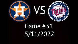 Astros VS Twins Condensed Game Highlights 5/11/22