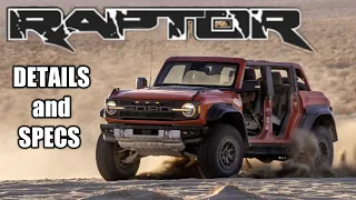 Bronco RAPTOR specs and details | Bronco news