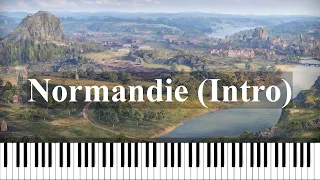 Normandie (Intro) - WoT OST [Piano]