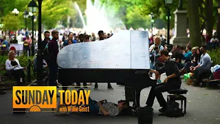 Pianist Colin Huggins’ Outdoor Concerts Continue To Inspire | Sunday TODAY