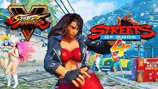 Street Fighter V - Laura - MOD Blaze Fielding - Streets of Rage 4