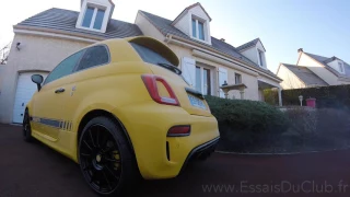 Abarth 595 Competizione start up and revs