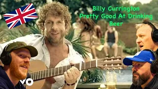 Billy Currington - Pretty Good At Drinkin' Beer REACTION!! | OFFICE BLOKES REACT!!