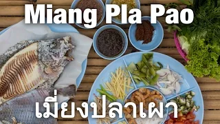 Extremely Fresh Grilled Fish in Udon Thani (เมี่ยงปลาเผา)