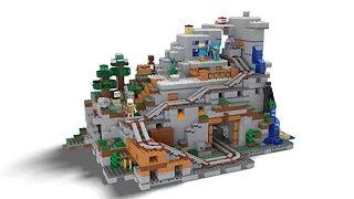 Ready for Mountain Biome? LEGO Minecraft The Mountain Cave 21137 Building Kit (2863 Piece)