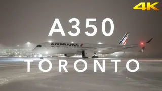 A350 TAKEOFF | TORONTO 4K #airbus #greenpilot