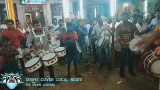 Panju Mittai Song Covered By Drums || Iniya Nila Music Band | Bass Boosted | Drums Cover Local Beats