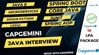 Recent Capgemini Interview questions for 3 years, July 2022 | selected with package 18 LPA