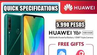 HUAWEI Y6P QUICK SPECIFICATIONS 5990 PESOS