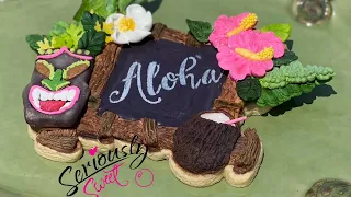 20210728 Tiki Hot Chalkboard Sign Cookie Day 6 Part 1
