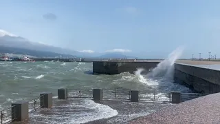 Ветер 40 м/с Чёрное море 🌊 штормит