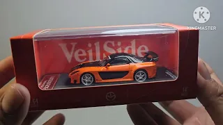 รถเหล็ก Rx-7  Vilside  ค่าย  timemicro 1/64