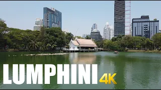 Lumphini Park, Bangkok 2020 walking tour 4k