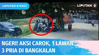 Aksi Carok Satu Lawan Tiga di Bangkalan, Berlatar Dendam dan Sakit Hati Karena Penipuan | Liputan 6