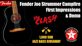 Fender Joe Strummer Campfire Guitar - Is it worth it? | 1,000 Sub Giveaway