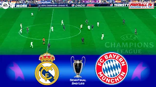 Real Madrid vs Bayern Munich | Semi-Final UEFA Champions League 2024 | EA FC 24 Gameplay PC