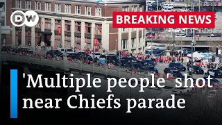 Injuries reported after shooting at Superbowl parade | DW News