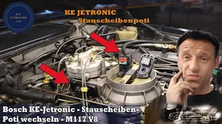 Bosch KE-JETRONIC - Stauscheibenpoti wechseln - Mercedes R107, W126, W201, W124