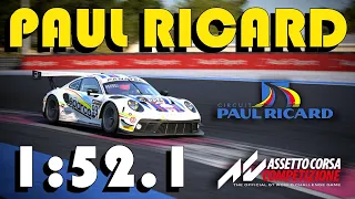 PAUL RICARD HOTLAP | 1:52.1 | 911 GT3-R | Assetto Corsa Competizione | PC