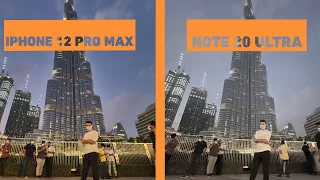 مقارنه الكاميرات القصوى | Note 20 ULTRA vs iPhone 12 PRO MAX