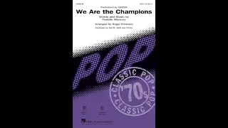 We Are the Champions (SATB Choir) - Arranged by Roger Emerson