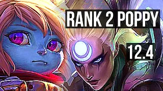 POPPY vs DIANA (JNG) | Rank 2 Poppy, Legendary, 21/6/15, 400+ games | JP Grandmaster | 12.4