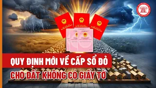 Quy định mới về cấp sổ đỏ cho đất không có giấy tờ | THƯ VIỆN PHÁP LUẬT