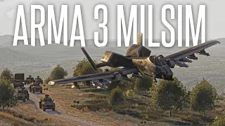 2035 A-10 WARTHOG CONVOY AIR SUPPORT - ArmA 3 Milsim Operation