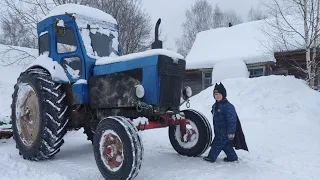 Ремонт колеса трактора Т-40