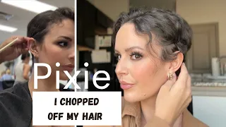 I cut my thinning hair into a pixie | SHORT STYLE FOR HAIRLOSS