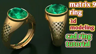 how to make a solitaire ring in matrix 9