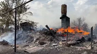 Пожар в Борском районе Самарской области